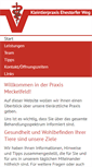 Mobile Screenshot of kleintierpraxis-meckelfeld.de